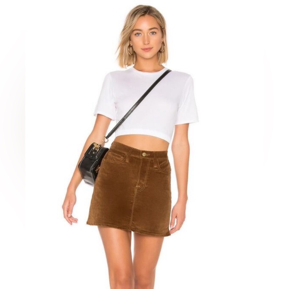 Frame Le Mini Skirt Corduroy Skirt Warm Tan (Size 29)